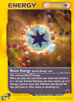 Retro Energy, Skyridge #144, Pokémon TCG card