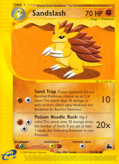 Sandslash, Skyridge #93, Pokémon TCG card