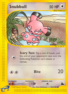 Snubbull, Skyridge #101, Pokémon TCG card