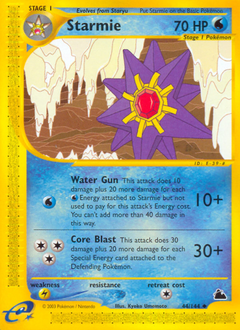 Starmie, Skyridge #44, Pokémon TCG card