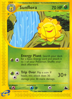 Sunflora, Skyridge #105, Pokémon TCG card