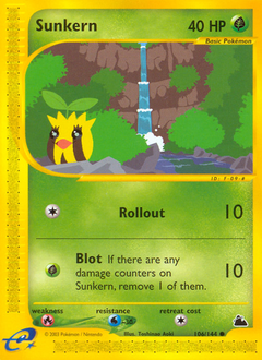 Sunkern, Skyridge #106, Pokémon TCG card