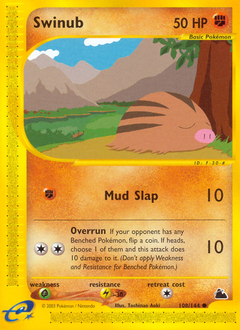 Swinub, Skyridge #108, Pokémon TCG card
