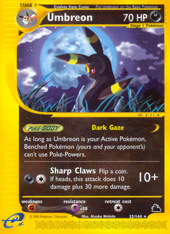 Umbreon, Skyridge #32, Pokémon TCG card