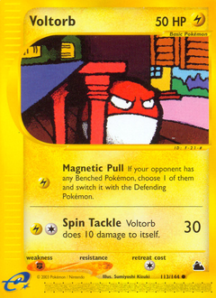 Voltorb, Skyridge #113, Pokémon TCG card