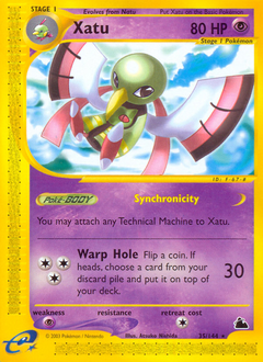 Xatu, Skyridge #35, Pokémon TCG card
