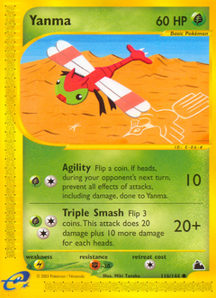 Yanma, Skyridge #116, Pokémon TCG card