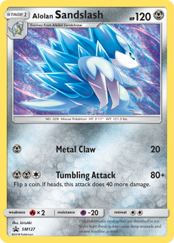 Alolan Sandslash, SM Black Star Promos #SM127, Pokémon TCG card