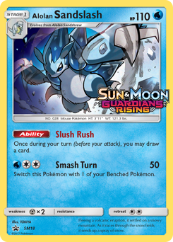Alolan Sandslash, SM Black Star Promos #SM18, Pokémon TCG card