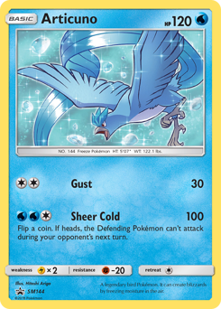 Articuno, SM Black Star Promos #SM144, Pokémon TCG card