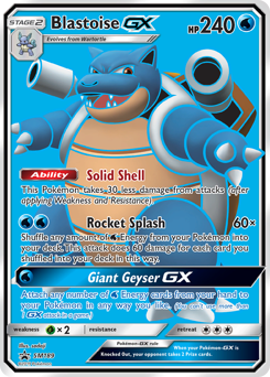 Blastoise-GX, SM Black Star Promos #SM189, Pokémon TCG card