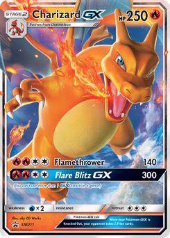 Charizard-GX, SM Black Star Promos #SM211, Pokémon TCG card
