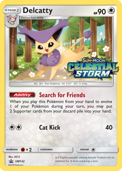 Delcatty, SM Black Star Promos #SM132, Pokémon TCG card