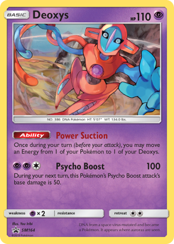 Deoxys, SM Black Star Promos #SM164, Pokémon TCG card