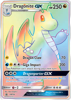 Dragonite-GX, SM Black Star Promos #SM156, Pokémon TCG card