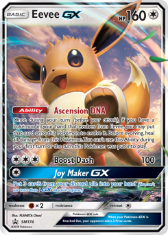 Eevee-GX, SM Black Star Promos #SM174, Pokémon TCG card
