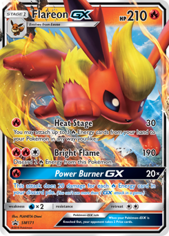 Flareon-GX, SM Black Star Promos #SM171, Pokémon TCG card