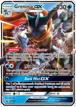 Greninja-GX, SM Black Star Promos #SM197, Pokémon TCG card