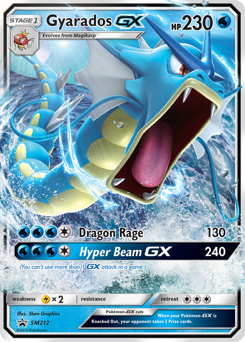 Gyarados-GX, SM Black Star Promos #SM212, Pokémon TCG card