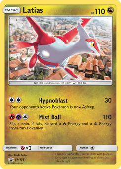 Latias, SM Black Star Promos #SM135, Pokémon TCG card