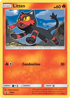 Litten, SM Black Star Promos #SM02, Pokémon TCG card