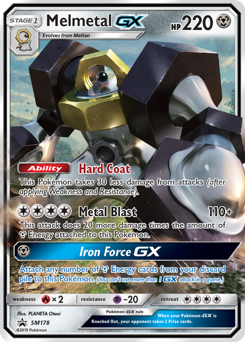 Melmetal-GX, SM Black Star Promos #SM178, Pokémon TCG card