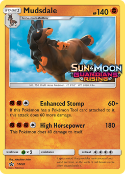 Mudsdale, SM Black Star Promos #SM20, Pokémon TCG card