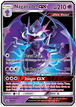 Naganadel-GX, SM Black Star Promos #SM125, Pokémon TCG card