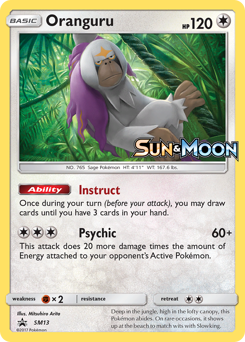 Oranguru, SM Black Star Promos #SM13, Pokémon TCG card