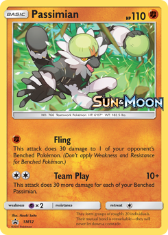 Passimian, SM Black Star Promos #SM12, Pokémon TCG card