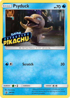 Psyduck, SM Black Star Promos #SM199, Pokémon TCG card