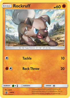 Rockruff, SM Black Star Promos #SM06, Pokémon TCG card