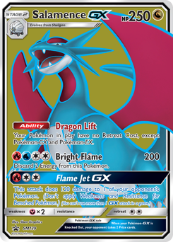 Salamence-GX, SM Black Star Promos #SM139, Pokémon TCG card