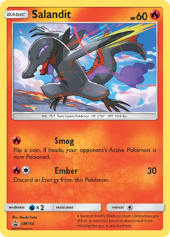 Salandit, SM Black Star Promos #SM154, Pokémon TCG card