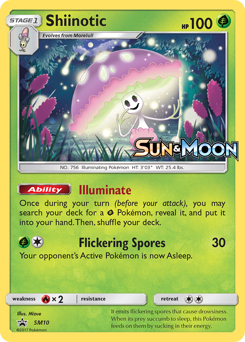 Shiinotic, SM Black Star Promos #SM10, Pokémon TCG card