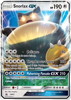 Snorlax-GX, SM Black Star Promos #SM05, Pokémon TCG card