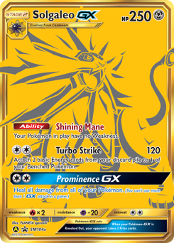 Solgaleo-GX, SM Black Star Promos #SM104a, Pokémon TCG card