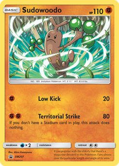 Sudowoodo, SM Black Star Promos #SM207, Pokémon TCG card