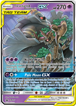 Trevenant & Dusknoir-GX, SM Black Star Promos #SM217, Pokémon TCG card