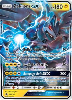 Zekrom-GX, SM Black Star Promos #SM138, Pokémon TCG card
