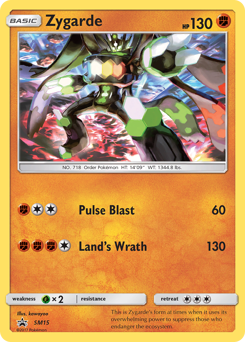 Zygarde, SM Black Star Promos #SM15, Pokémon TCG card