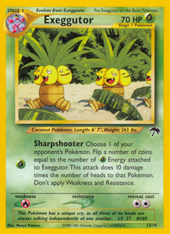 Exeggutor, Southern Islands #13, Pokémon TCG card