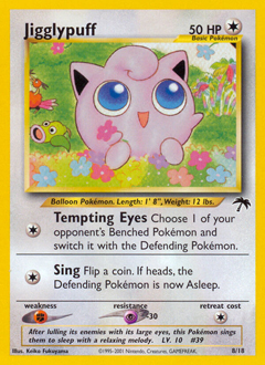Jigglypuff, Southern Islands #8, Pokémon TCG card