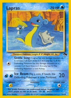 Lapras, Southern Islands #12, Pokémon TCG card