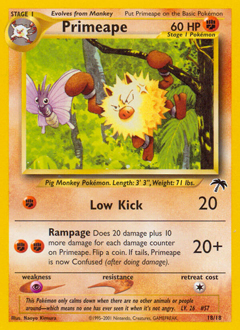 Primeape, Southern Islands #18, Pokémon TCG card