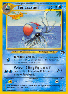 Tentacruel, Southern Islands #10, Pokémon TCG card