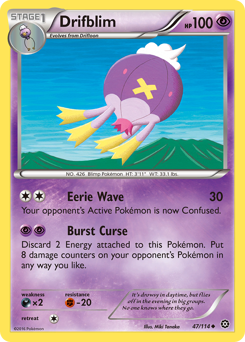 Drifblim, Steam Siege #47, Pokémon TCG card