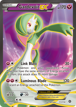 Gardevoir-EX, Steam Siege #111, Pokémon TCG card