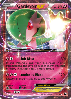 Gardevoir-EX, Steam Siege #78, Pokémon TCG card