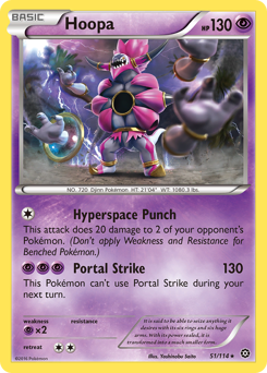 Hoopa, Steam Siege #51, Pokémon TCG card